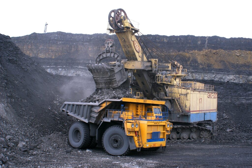 industry, dumper, minerals, coal, giant size, belaz, car, car wallpapers, excavator, work, russia, siberia, coal mining, coal mountain